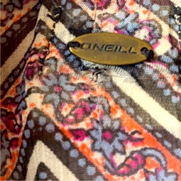 Violet Tunic Swim Cover-Up O’Neill Oversized Size Small Purple Multi Color - Picture 7 of 7